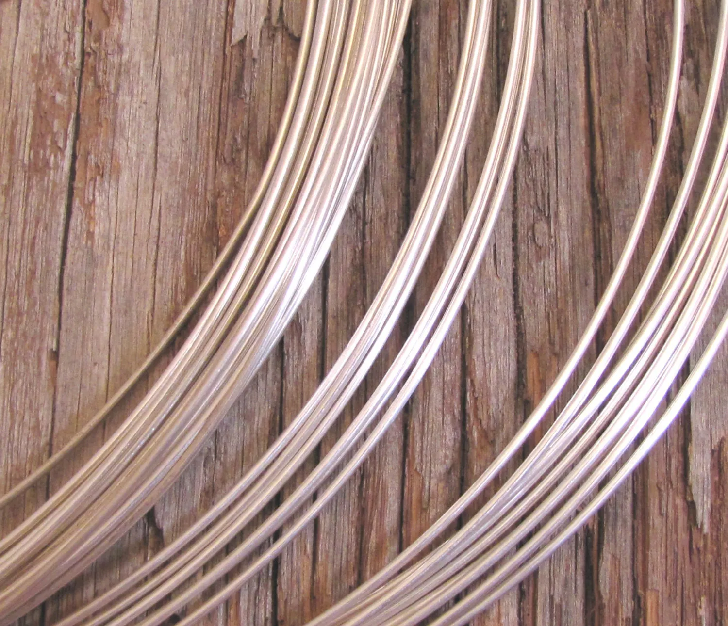 Round Wire, 14 Gauge Dead soft, 5 feet sterling silver, Bracelet making, stack ring wire