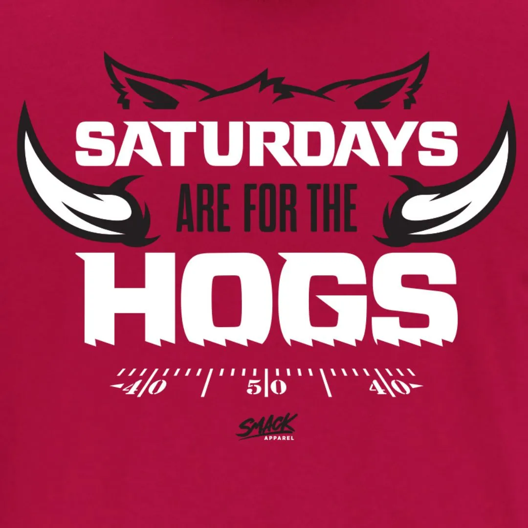 Saturdays T-Shirt for Arkansas College Fans (SM-5XL)