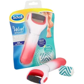 Scholl Velvet Smooth 2 in 1 Electronic Foot File and Exfoliator