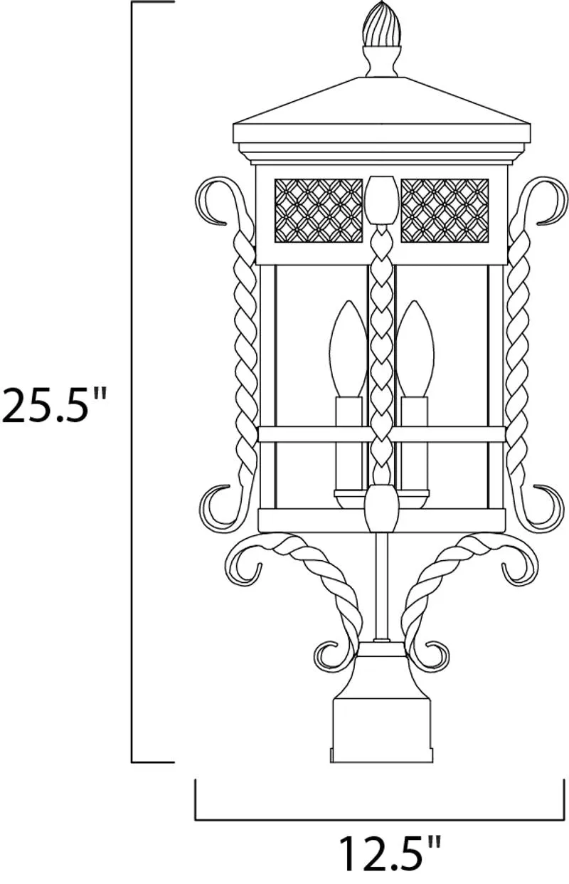 Scottsdale Outdoor Pole/Post Mount