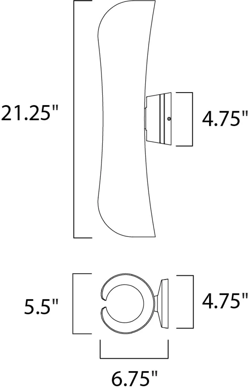 Scroll Outdoor Wall Sconce