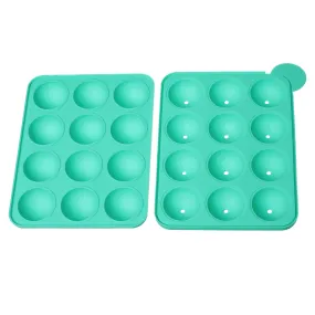 Sexy Sparkles Baking Tools Silicone Mold Pan Tray Cake Pop Lollipop Sticks (Green Silicone Mold Pan)