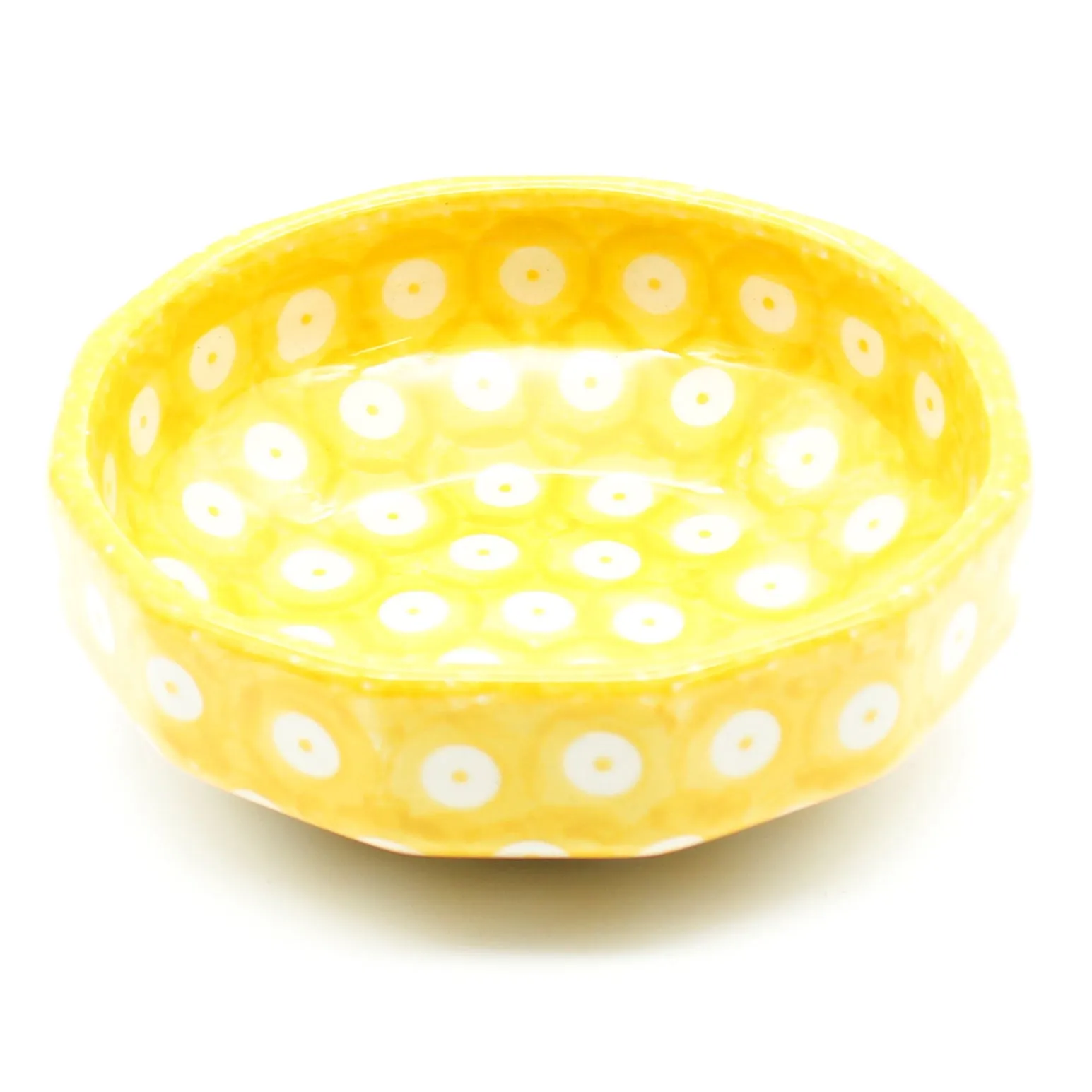 Shallow Little Bowl 8 oz in Yellow Tradition