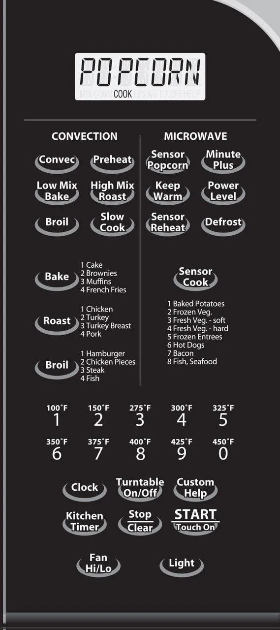 Sharp R1881LSY 1.1 cu. ft. 850W Sharp Stainless Steel Convection Over-the-Range Microwave Oven