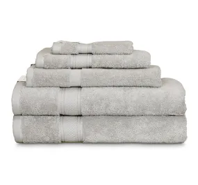 St Regis 5 Piece 600GSM Cotton Towel Set Silver