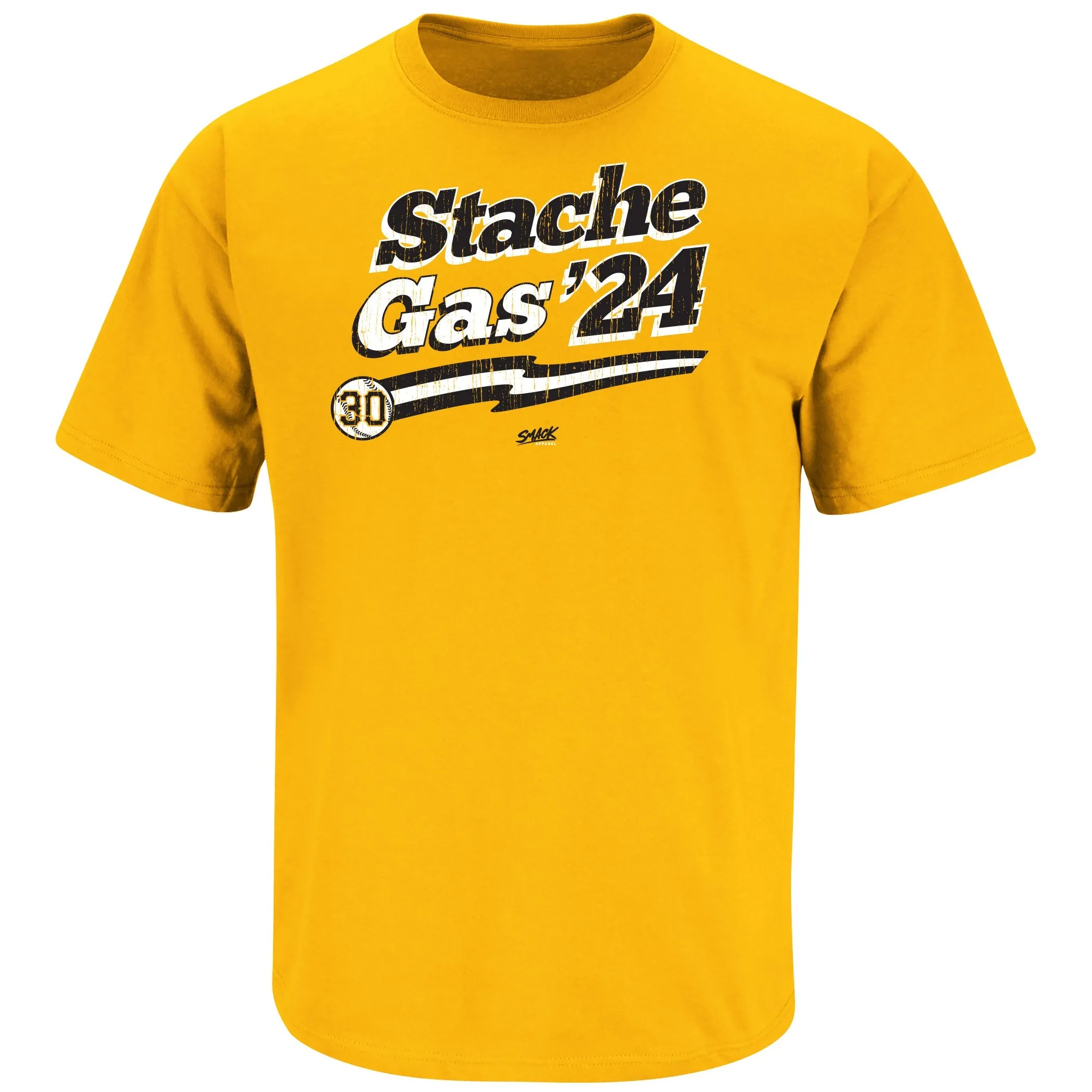 Stache - Gas '24 T-Shirt for Pittsburgh Baseball Fans (SM-5XL)