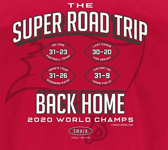 Super Road Trip Back Home Shirt | Tampa Bay Pro Football Apparel |