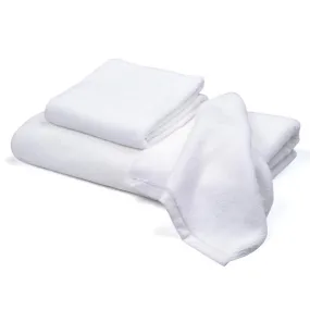 TheLAShop 3Pcs Bathtub Towel Sets White Hotel Towel Hand Face