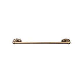 Top Knobs ED8GBZC Edwardian Bath Towel Bar 24 In. Single - Oval Backplate German Bronze