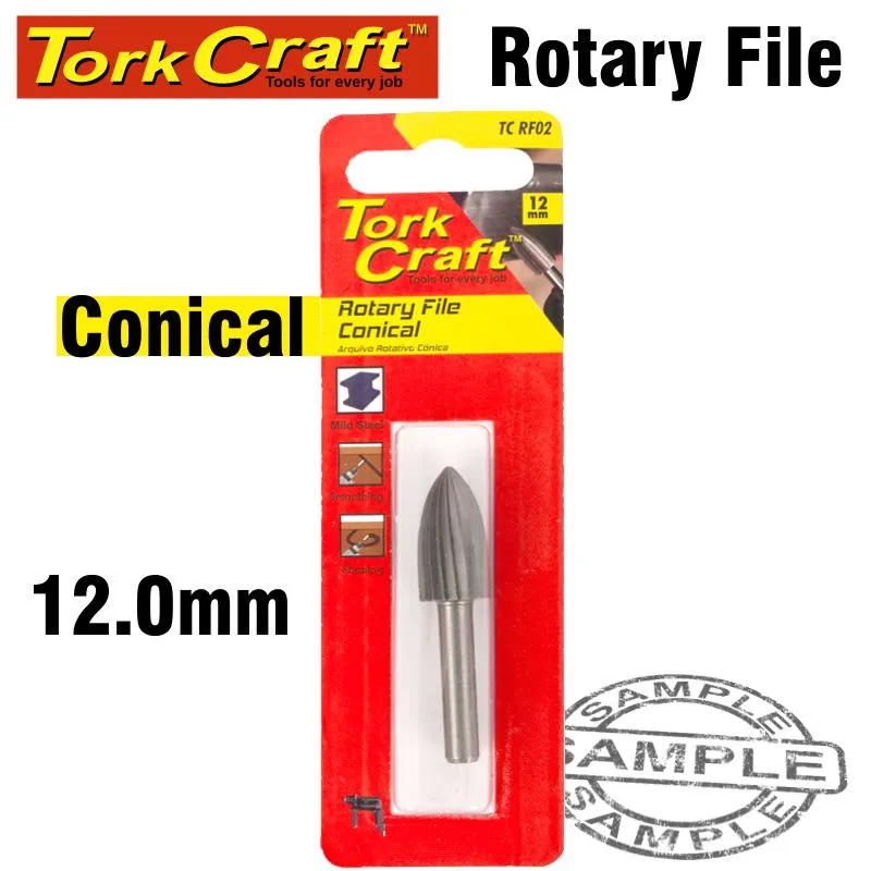 TORK CRAFT ROTARY FILE CONICAL TC RF02