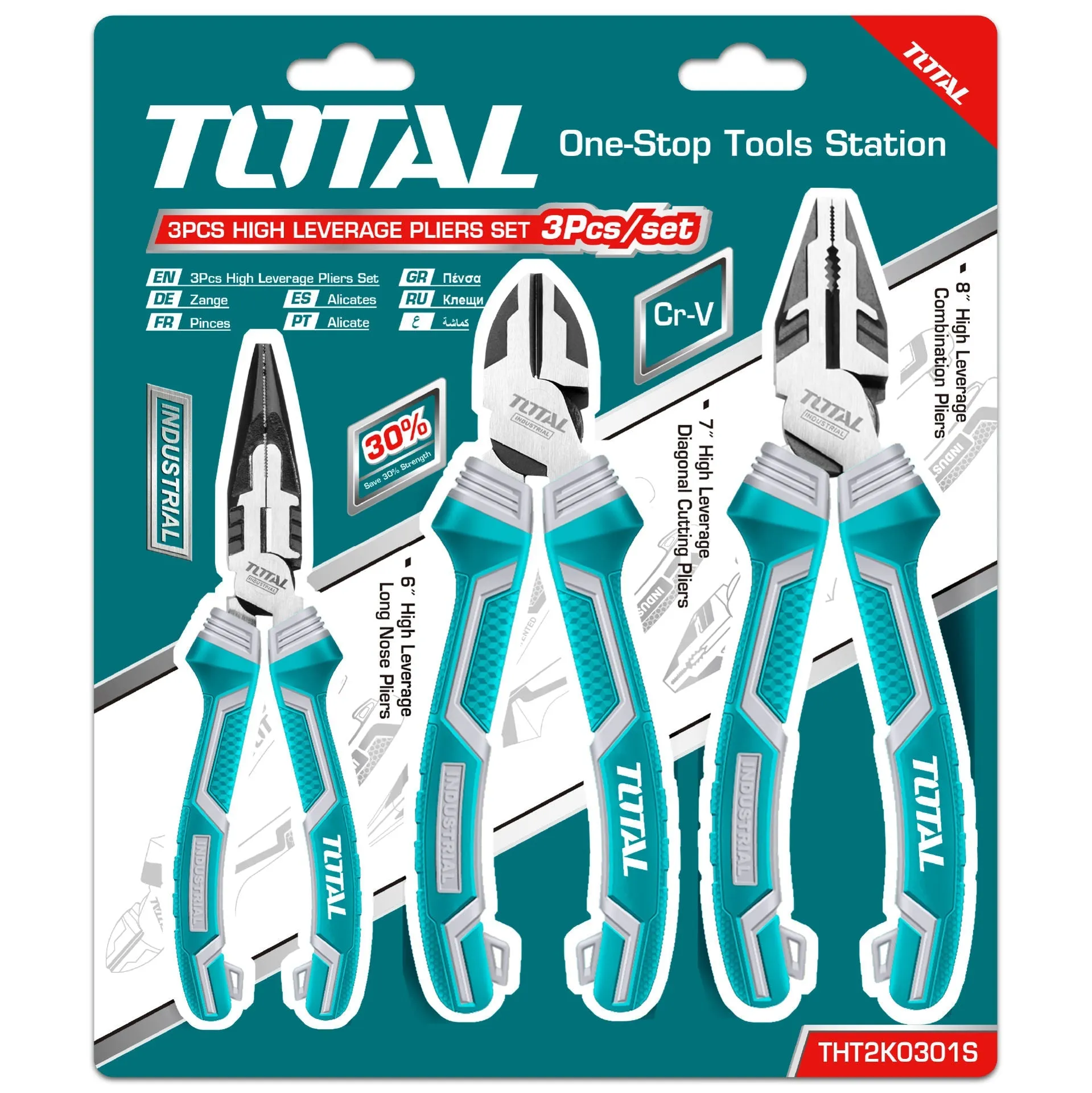 TOTAL | Plier Set 3Pc - High Leverage