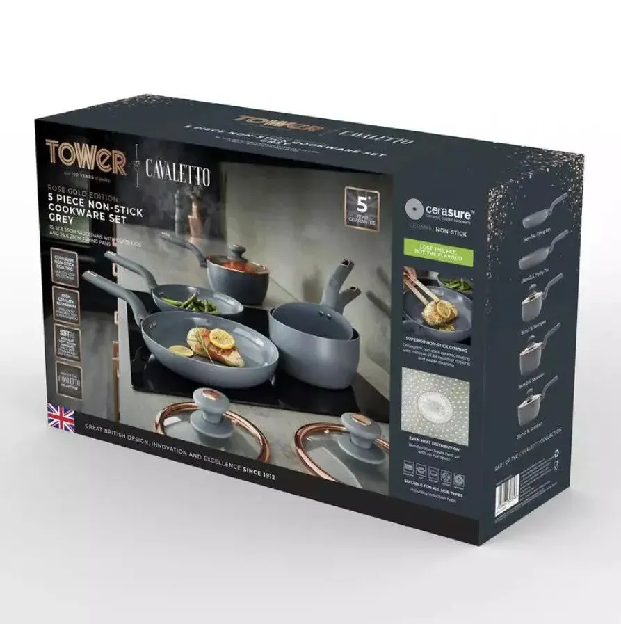 Tower Cavaletto pan set 5 pc(s)