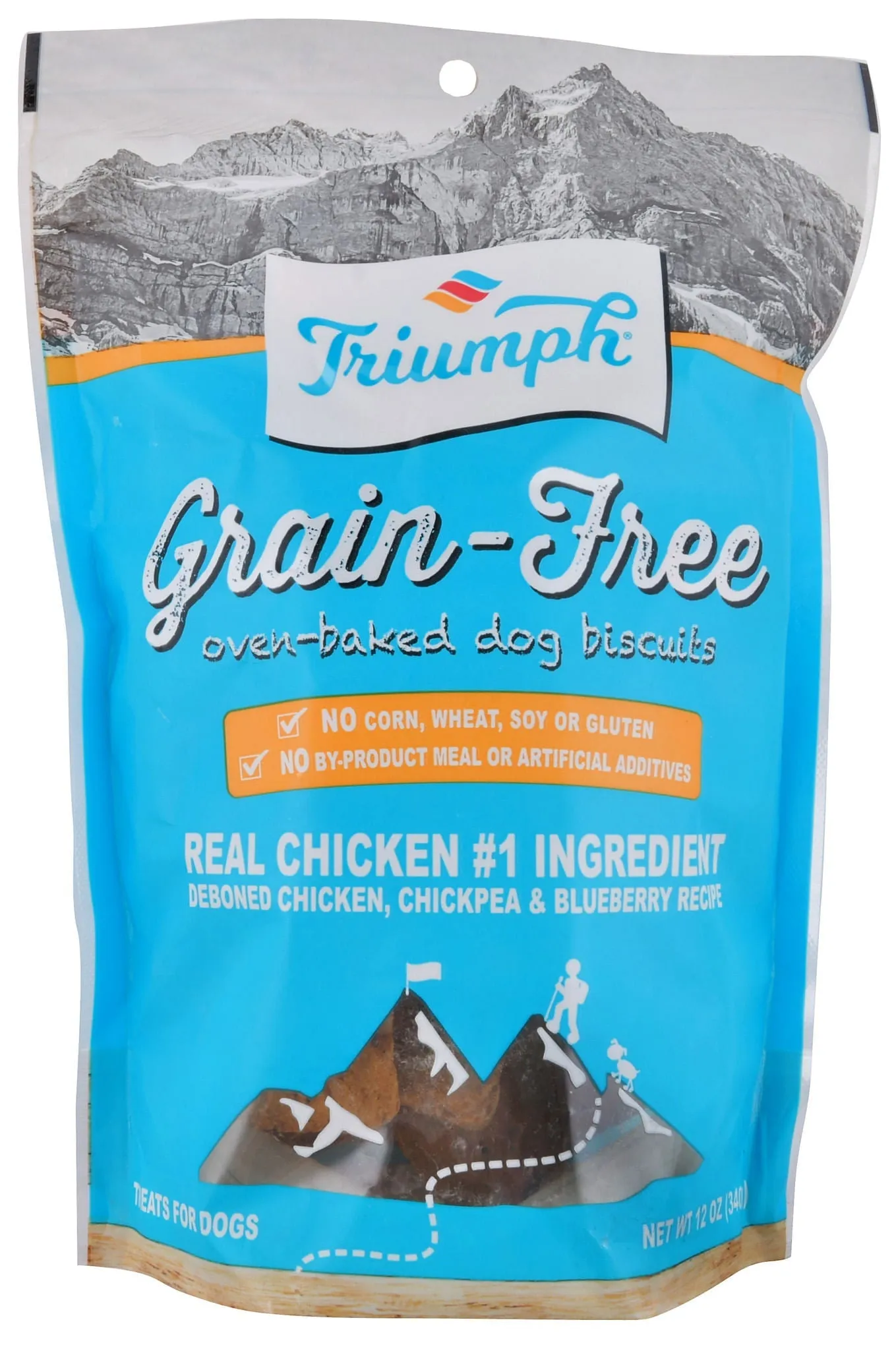 Triumph Grain-Free Chicken, Chickpea & Blueberry Biscuits