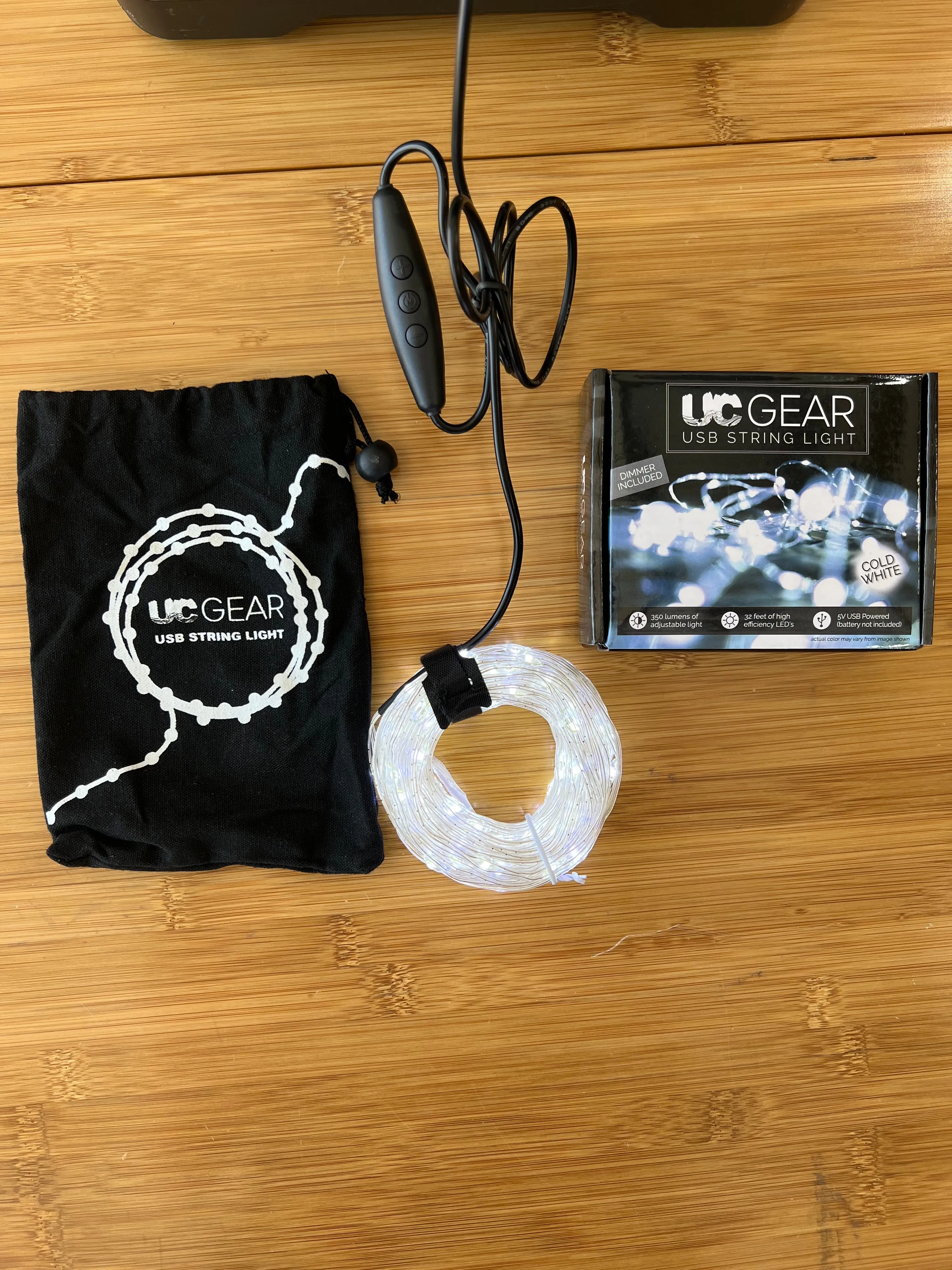 UC Gear LED String Lights 32' - Cold White