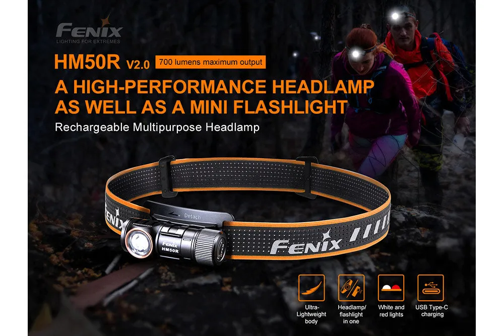 V2.0 LED Headlamp - 700 Lumens - HM50R