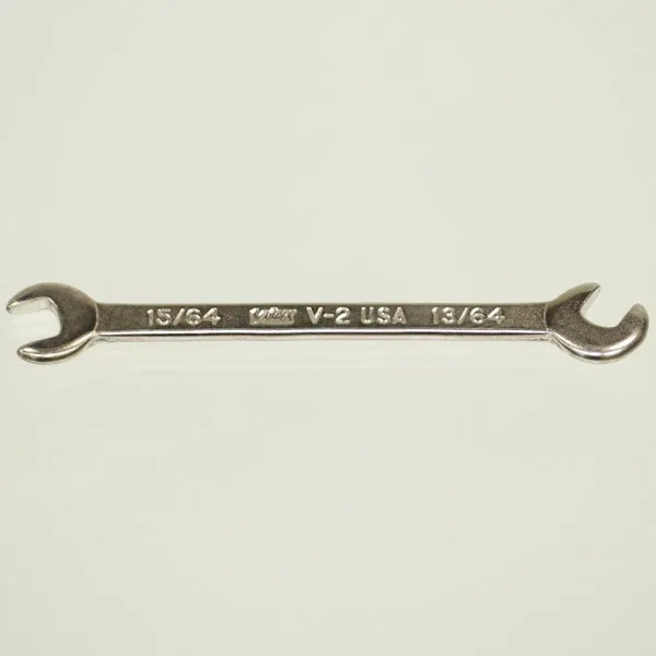 Vim Tools V-2 Miniature Open-End Wrench 15/64   13/64"