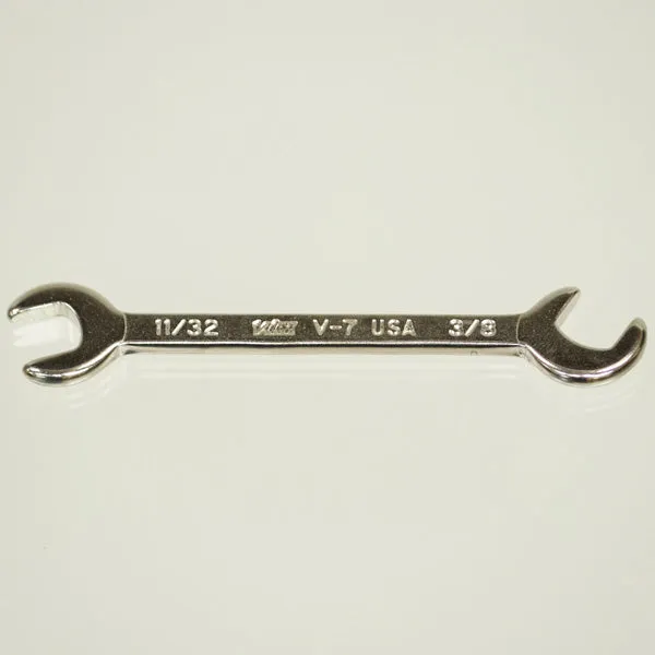 Vim Tools V-7 Miniature Open-End Wrench 11/32"   3/8"