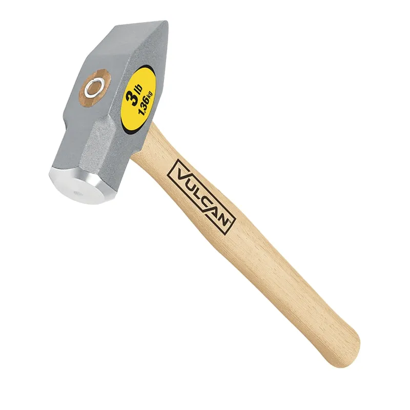 Vulcan 34516 Hammer, 3 lb Head, Cross Pein Head, Steel Head :EA: QUANTITY: 1