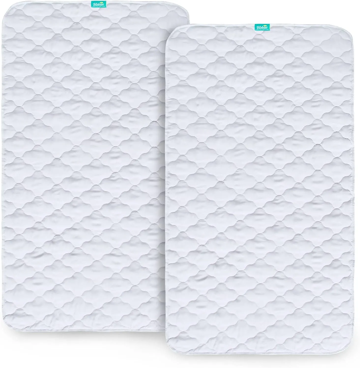 Waterproof Crib Mattress Protector Pad | Bed Pad Mat - 52" x 28", Anti Slip & Durable, 2 Pack