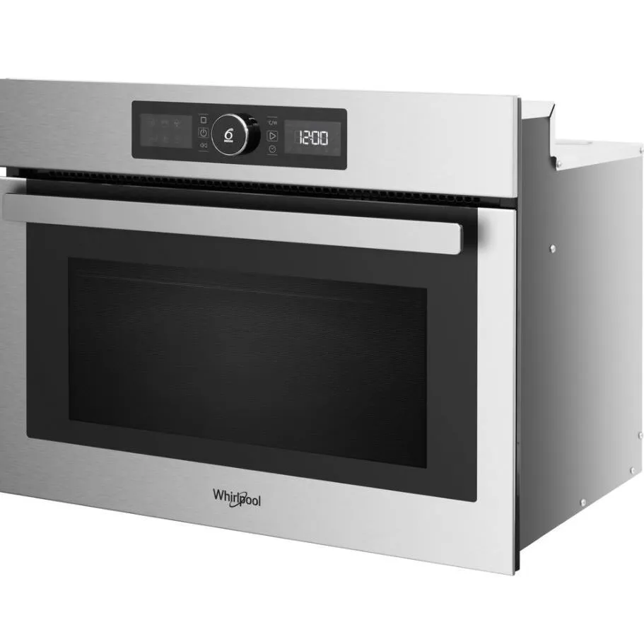 Whirlpool Absolute AMW9615IX Built In Combination Microwave Oven - Stainless Steel