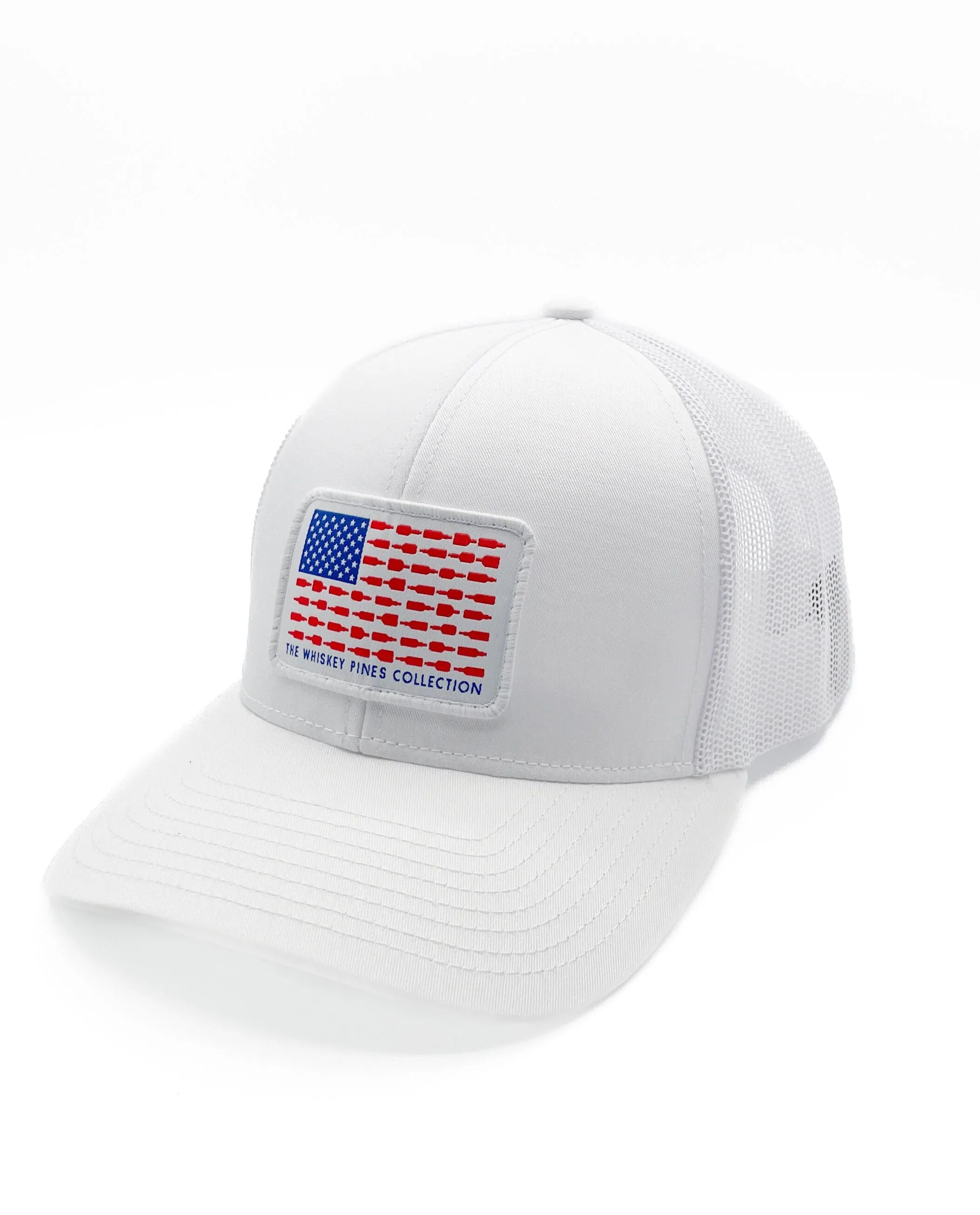 Whiskey American Flag Trucker Hat