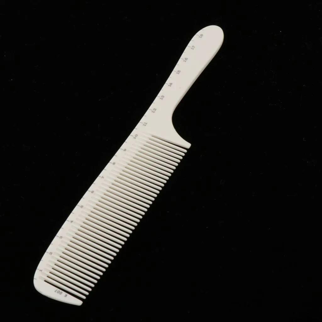 White Comb With Measurements