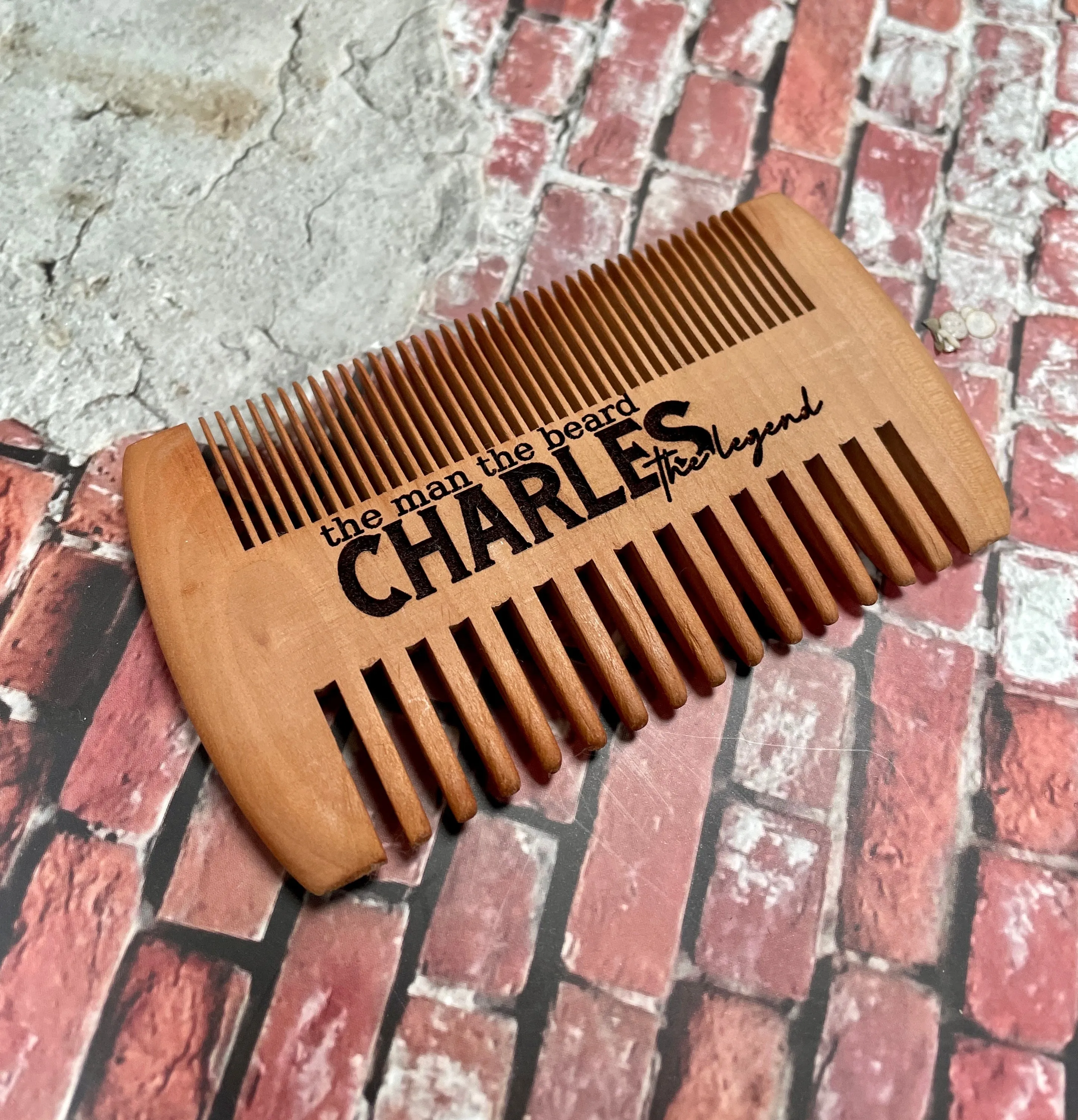 Wooden Beard Combs