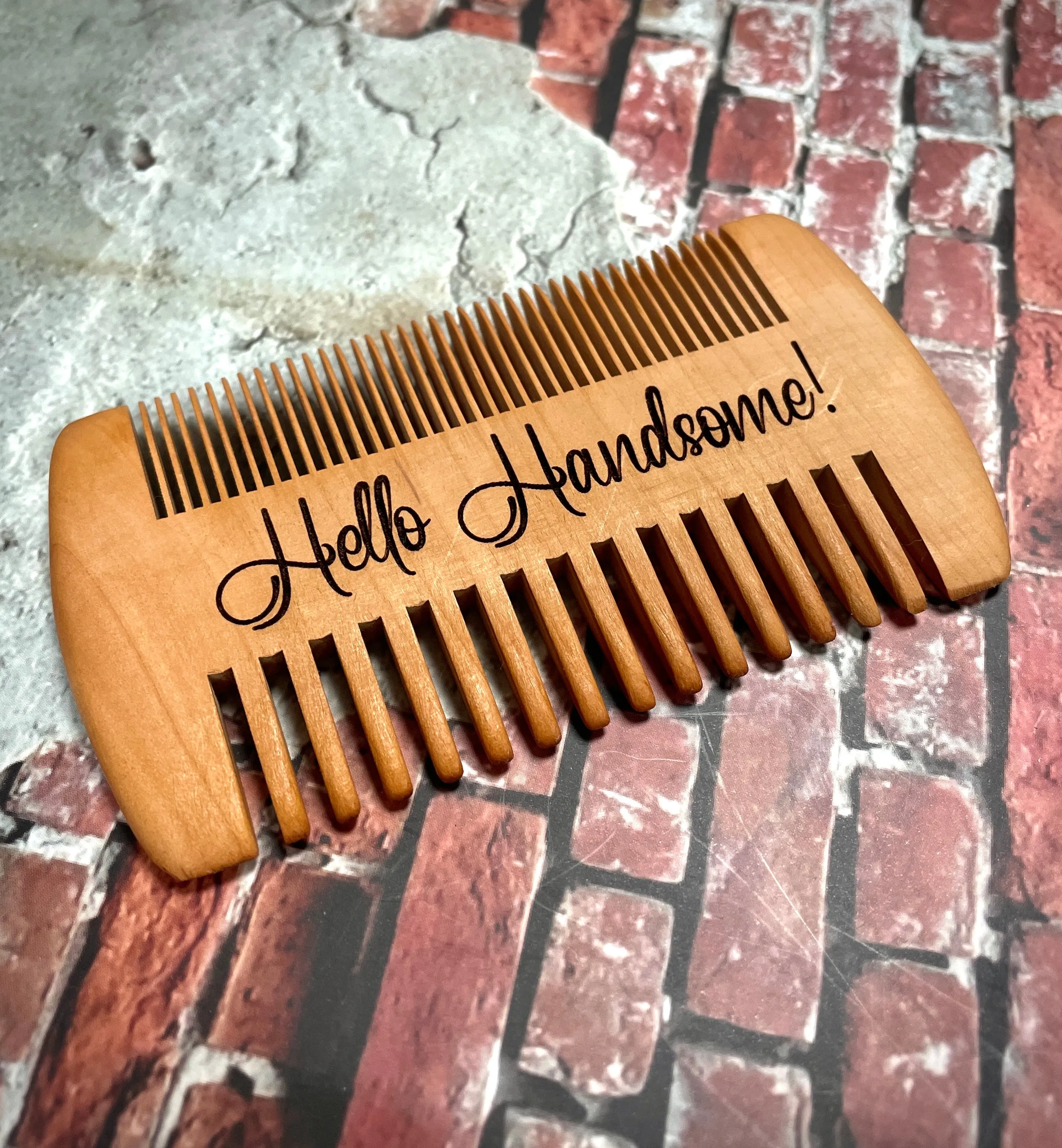 Wooden Beard Combs