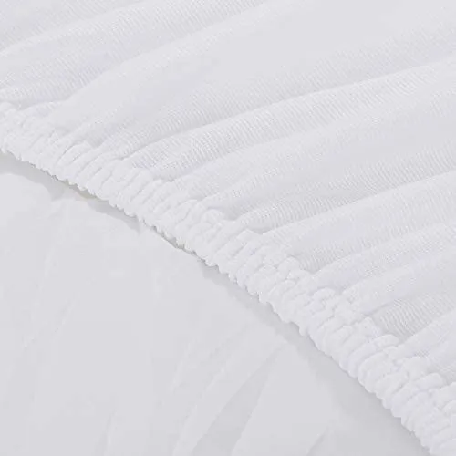 ZENY™ Mattress Pad Cover Cooling Mattress Topper Cotton Top Pillow Top with Snow Down Alternative Fill (8-21 Inch Fitted Deep Pocket) - Queen Size