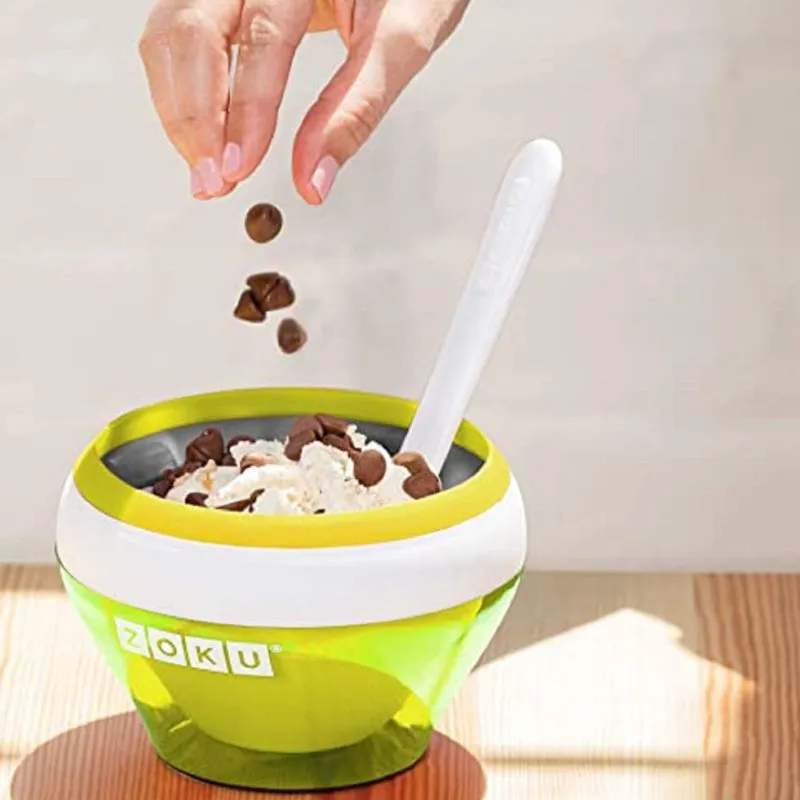 Zoku Ice Cream Maker with 1 Spoon | Multiple Colors | 5 x 4 inches