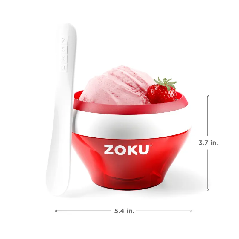 Zoku Ice Cream Maker with 1 Spoon | Multiple Colors | 5 x 4 inches