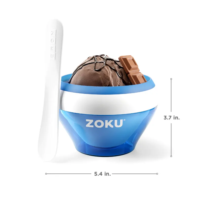 Zoku Ice Cream Maker with 1 Spoon | Multiple Colors | 5 x 4 inches