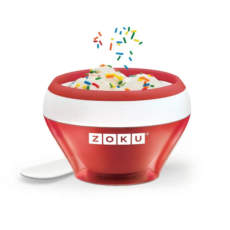 Zoku Ice Cream Maker with 1 Spoon | Multiple Colors | 5 x 4 inches